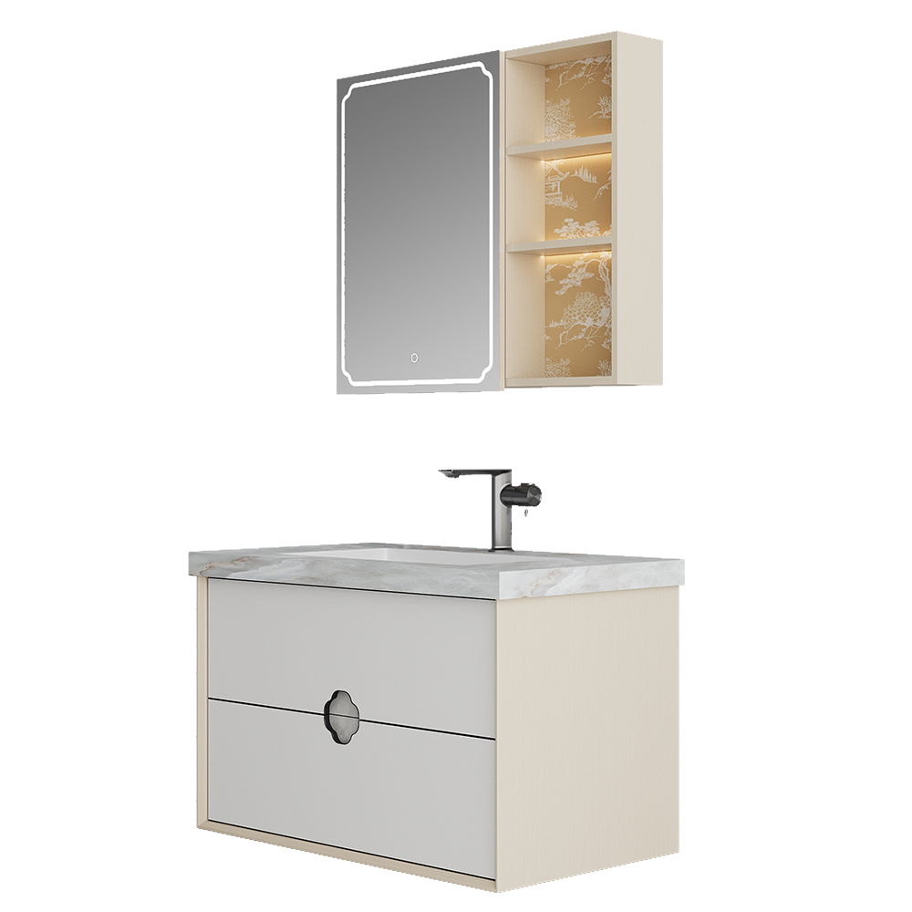 BC6303-090岩板款 生态实木榴莲视频软件柜